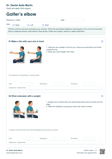 Golfer’s elbow